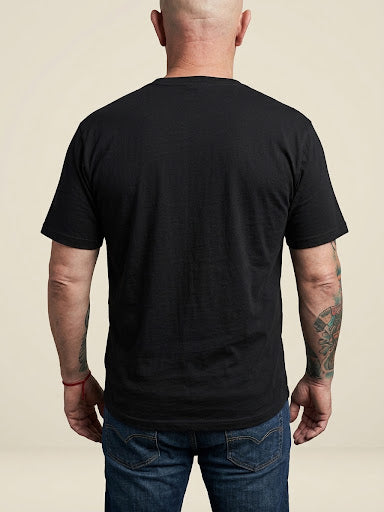 Remera Esencial Negra — Algodón Peinado 24/1