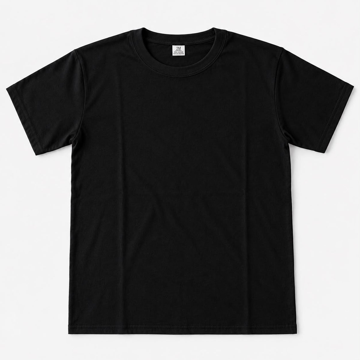 Remera Esencial Negra de algodón peinado 24/1 - Modo.Básicos, producto