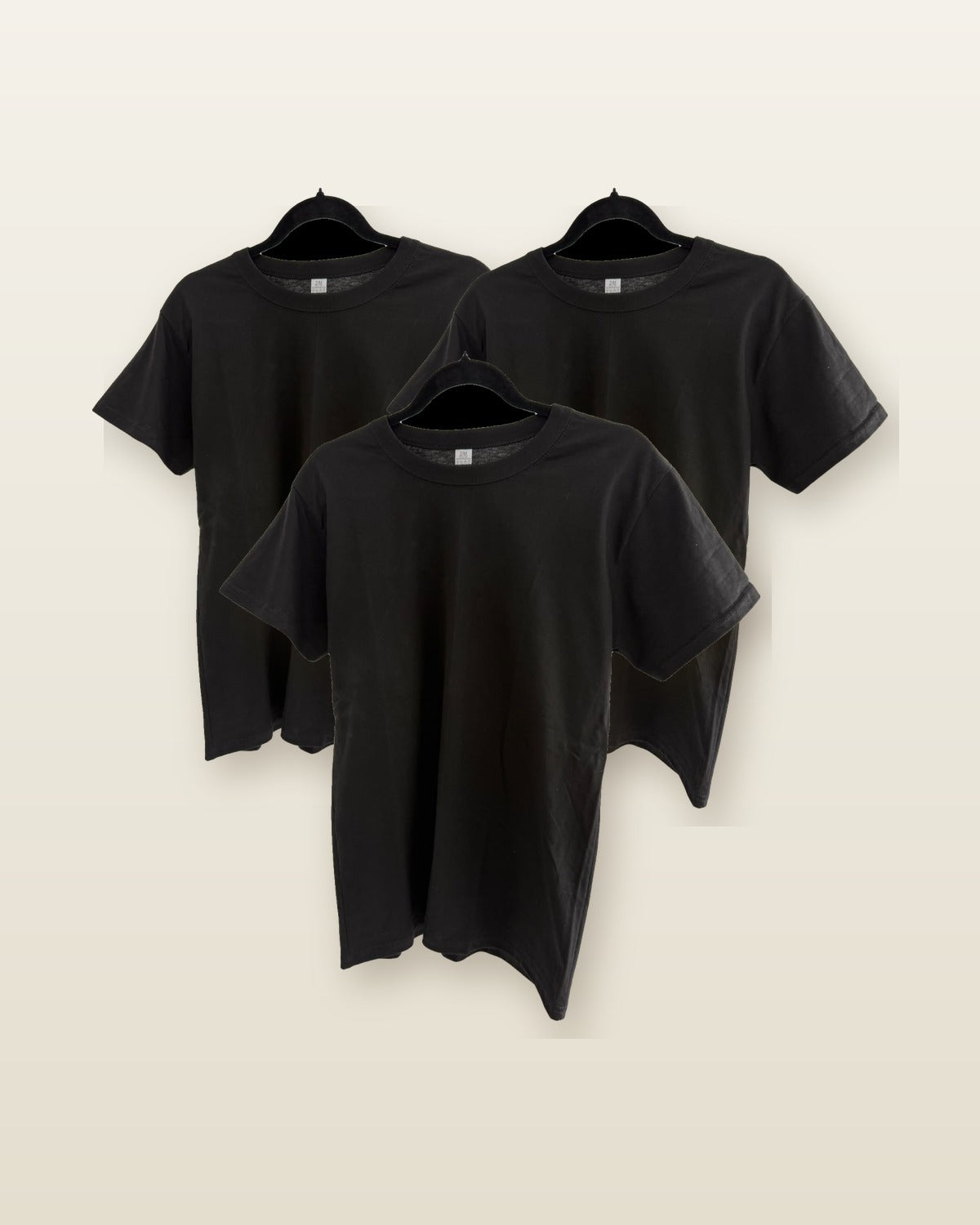 Pack x3 remeras Modo.Basicos - 3 negras